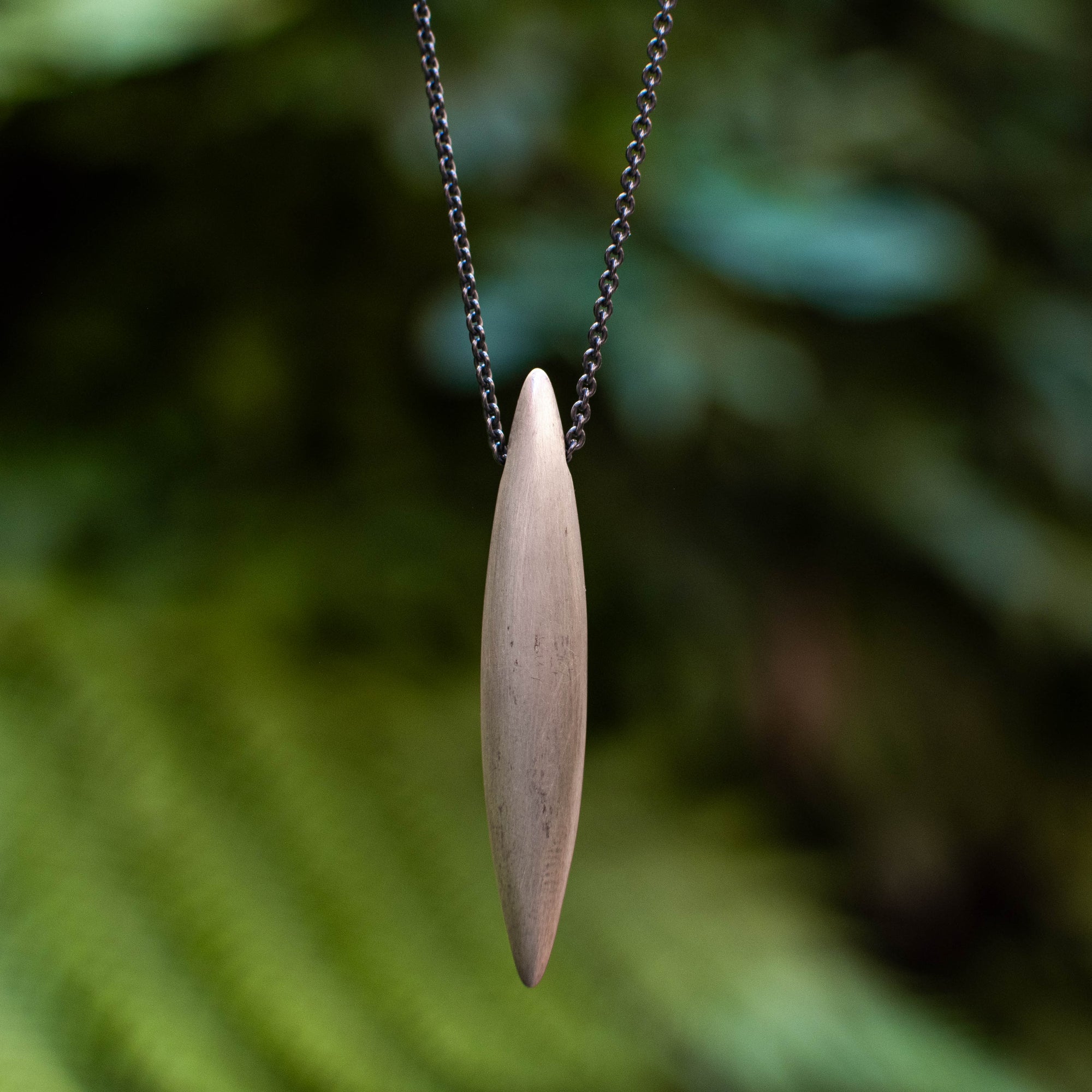 Burnished Silver Pendant