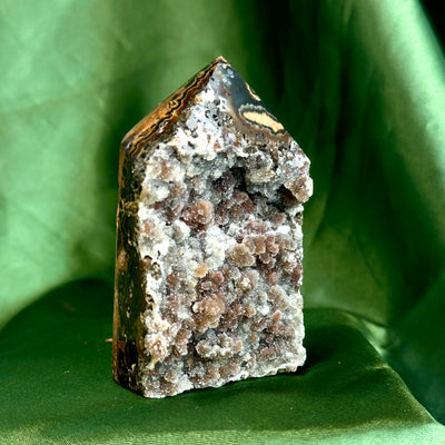 Druzy Agate Tower