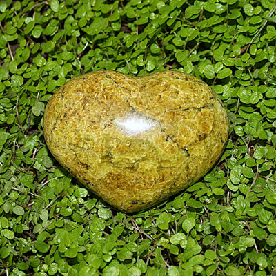 Green Opal Heart