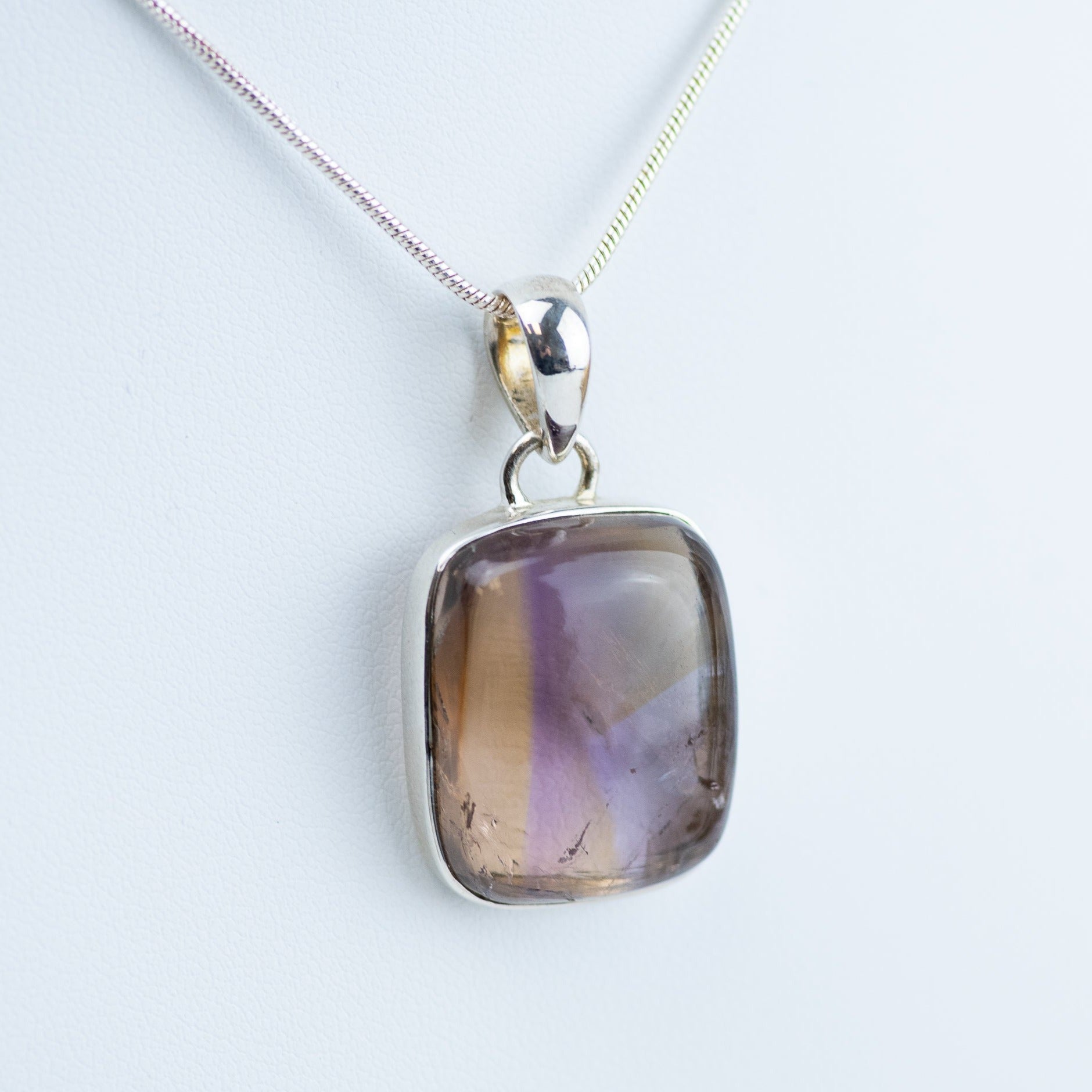 Ametrine Sterling Silver  Necklace