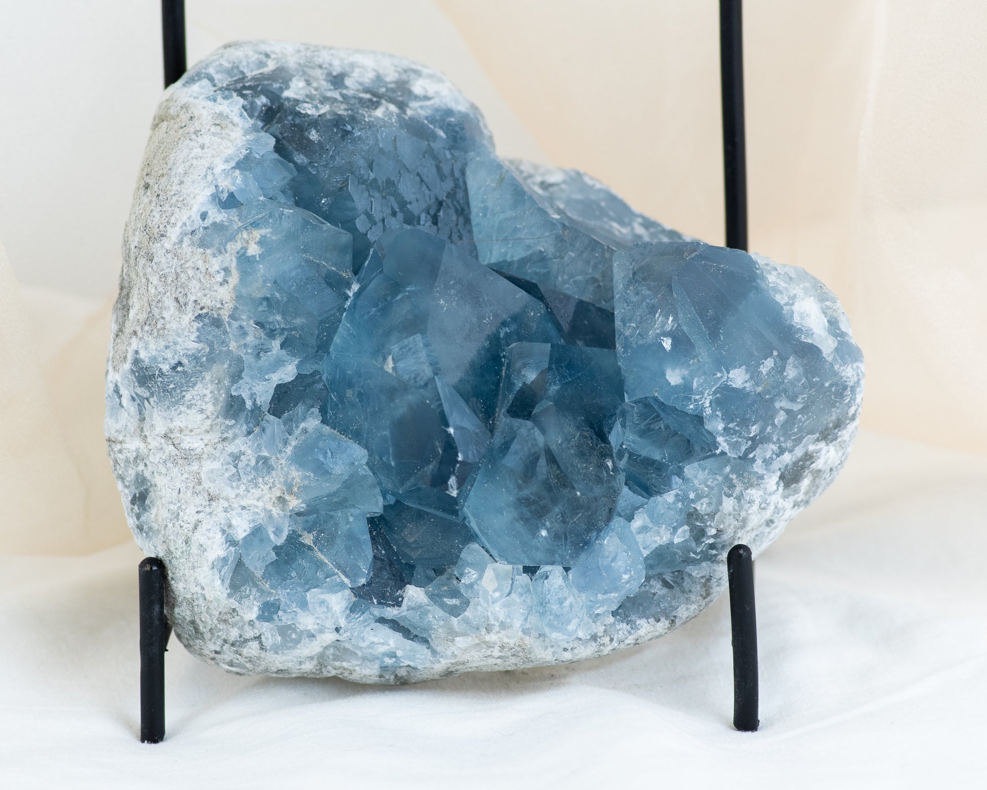Raw Gemmy Celestite Cluster