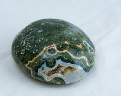 Extra Large Ocean Jasper Palm Stone