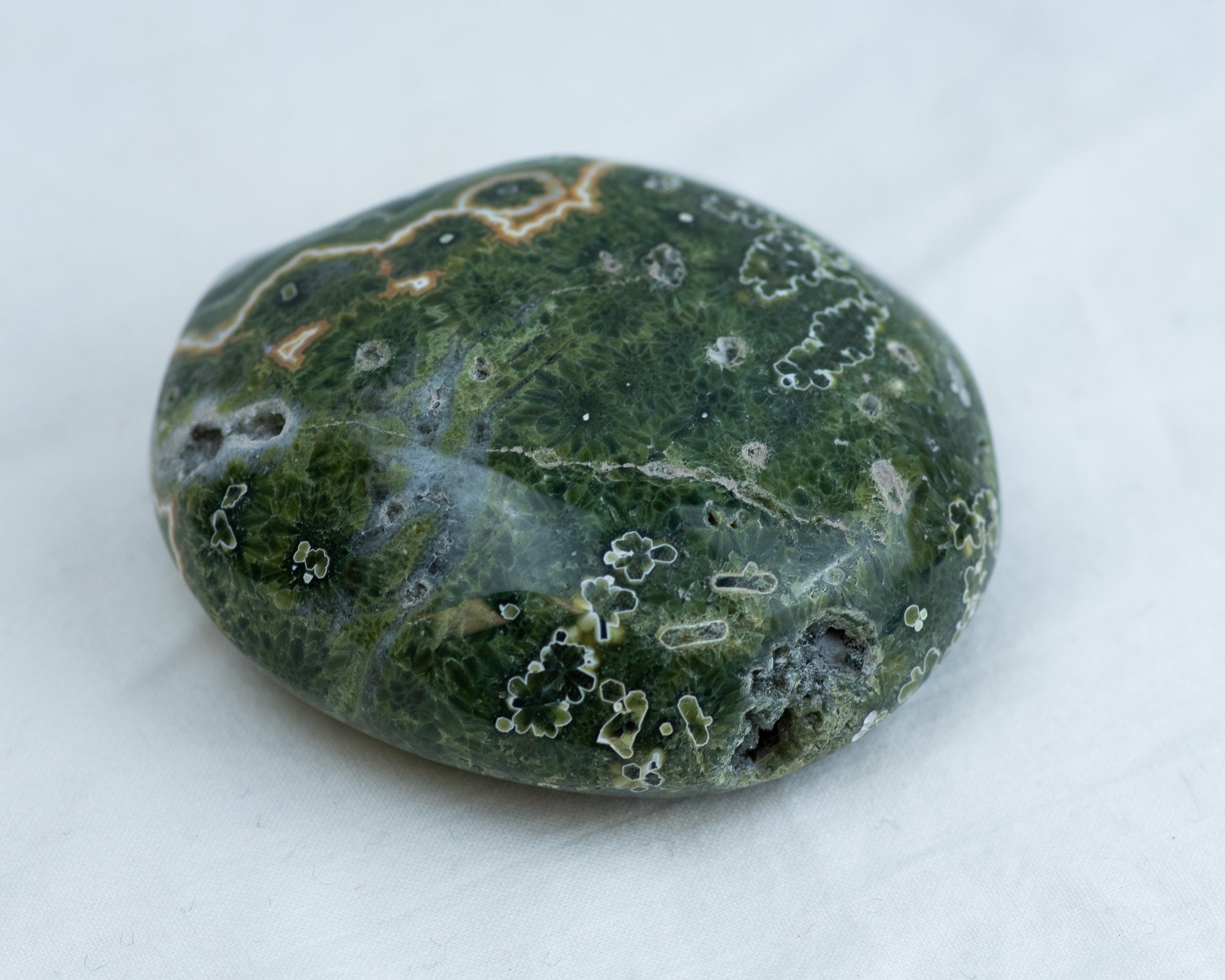 Extra Large Ocean Jasper Palm Stone