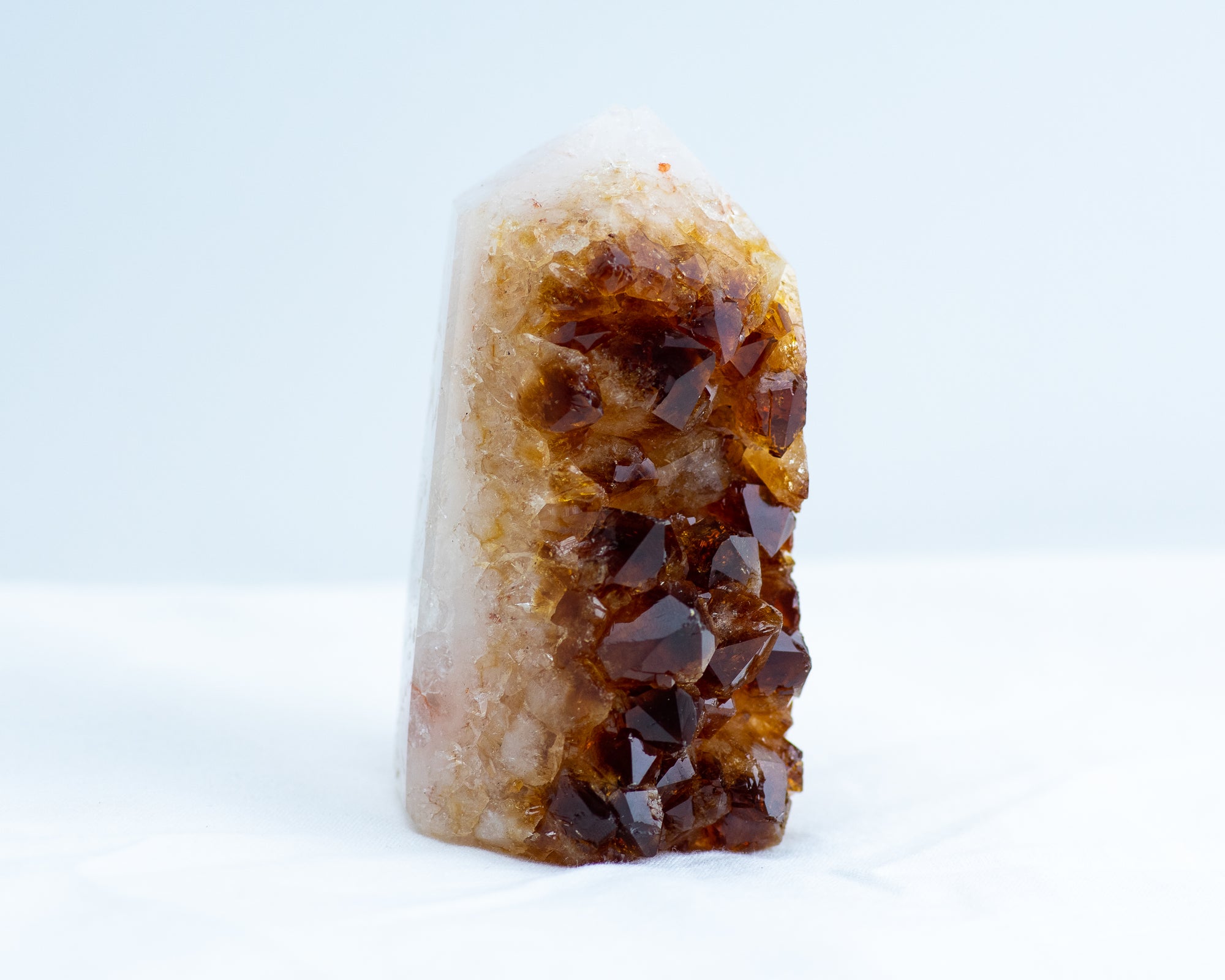Citrine Druzy Tower