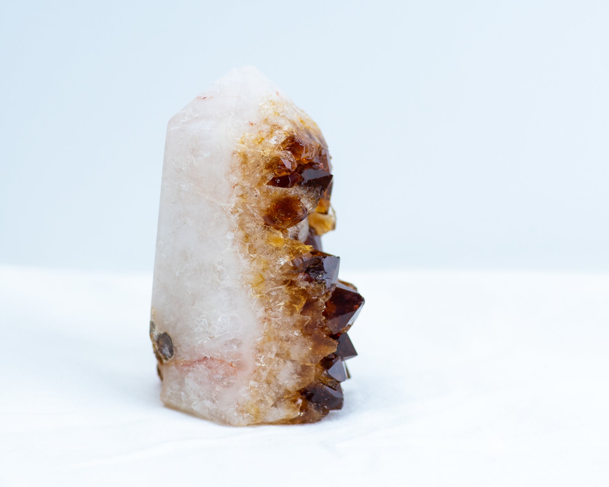 Citrine Druzy Tower
