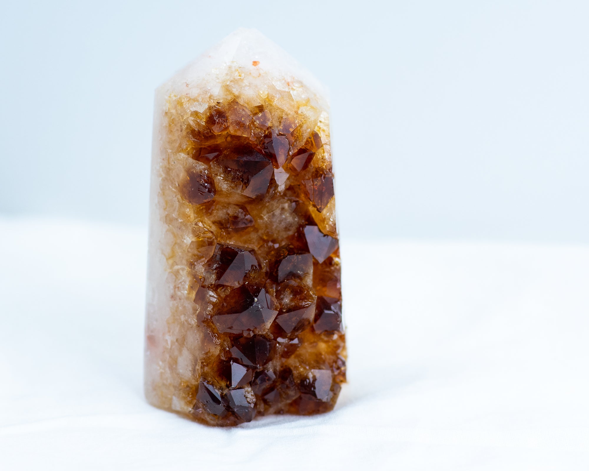 Citrine Druzy Tower