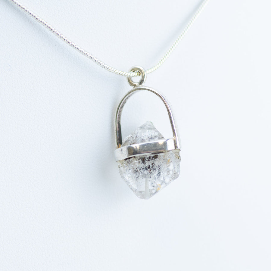 Herkimer Diamond Sterling Silver Pendant