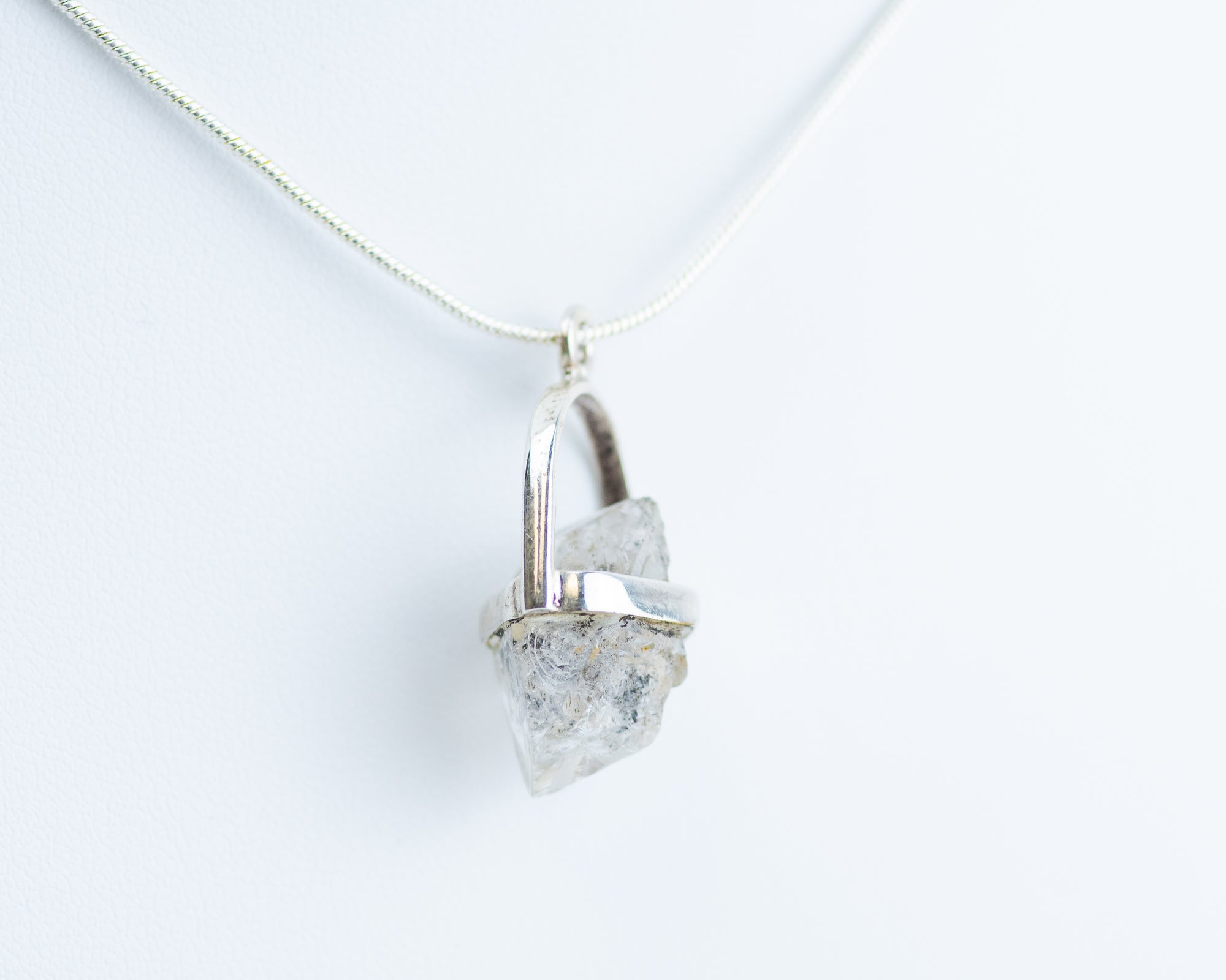 Herkimer Diamond Sterling Silver Pendant