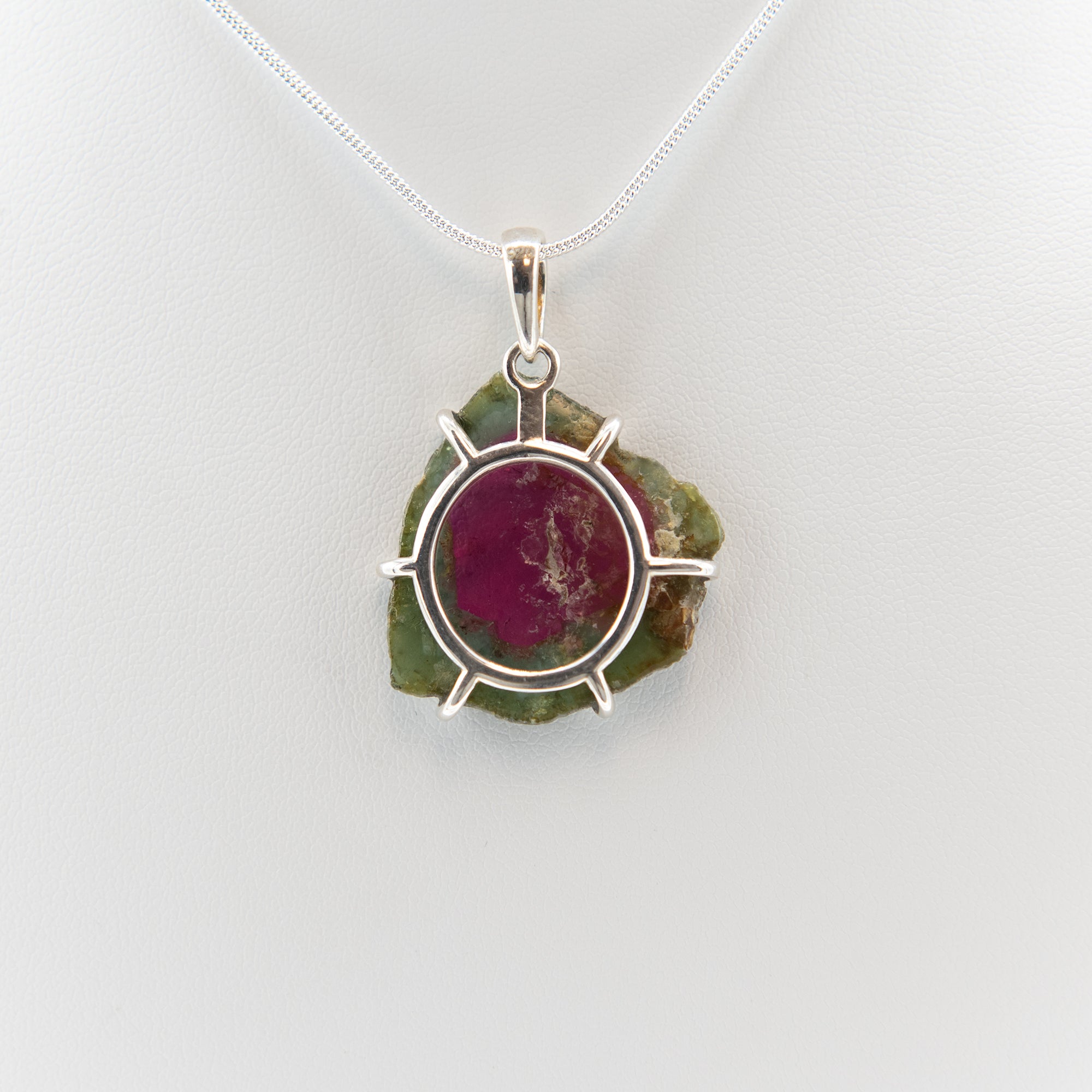 Watermelon Tourmaline Necklace