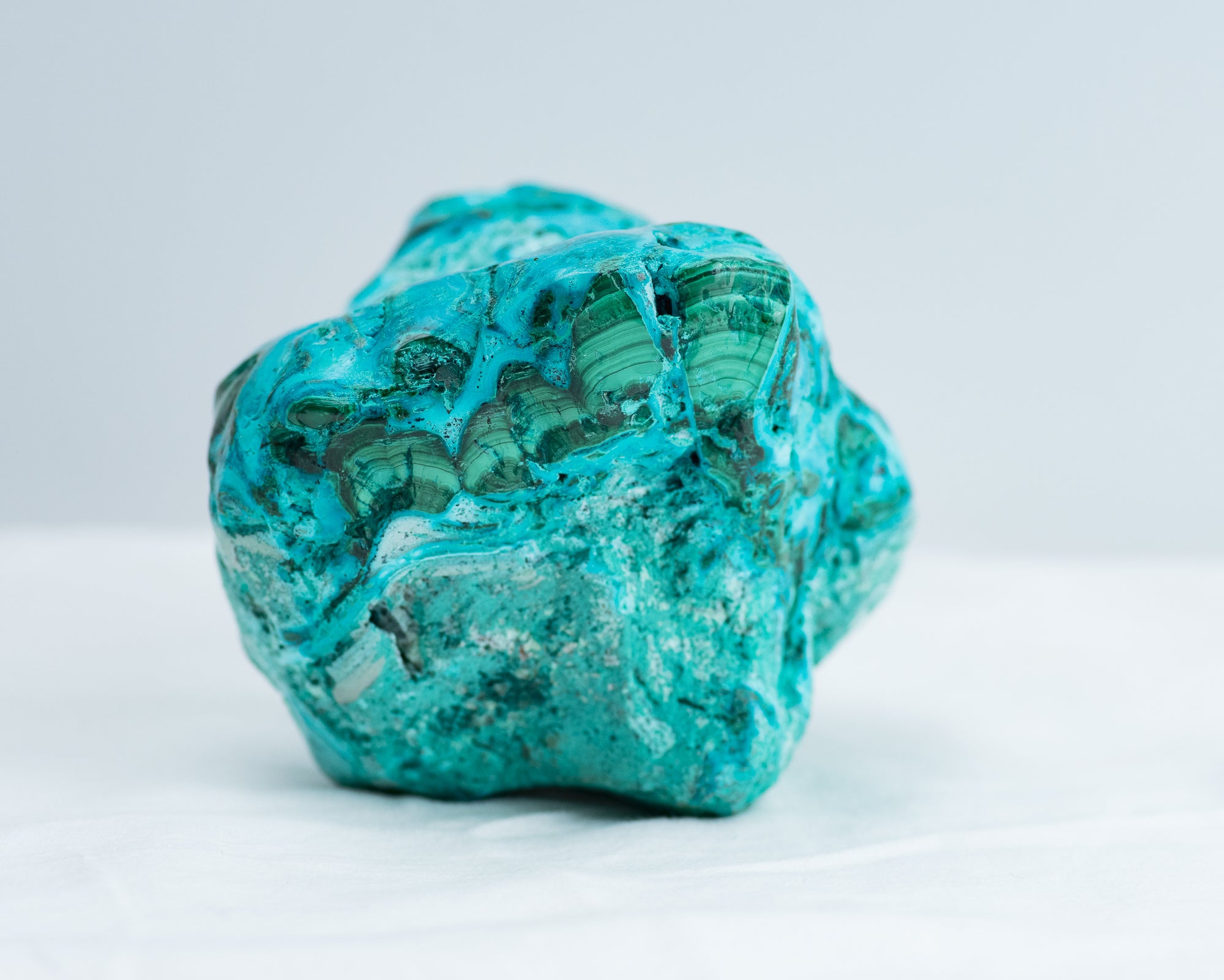 Chrysocolla and Malachite