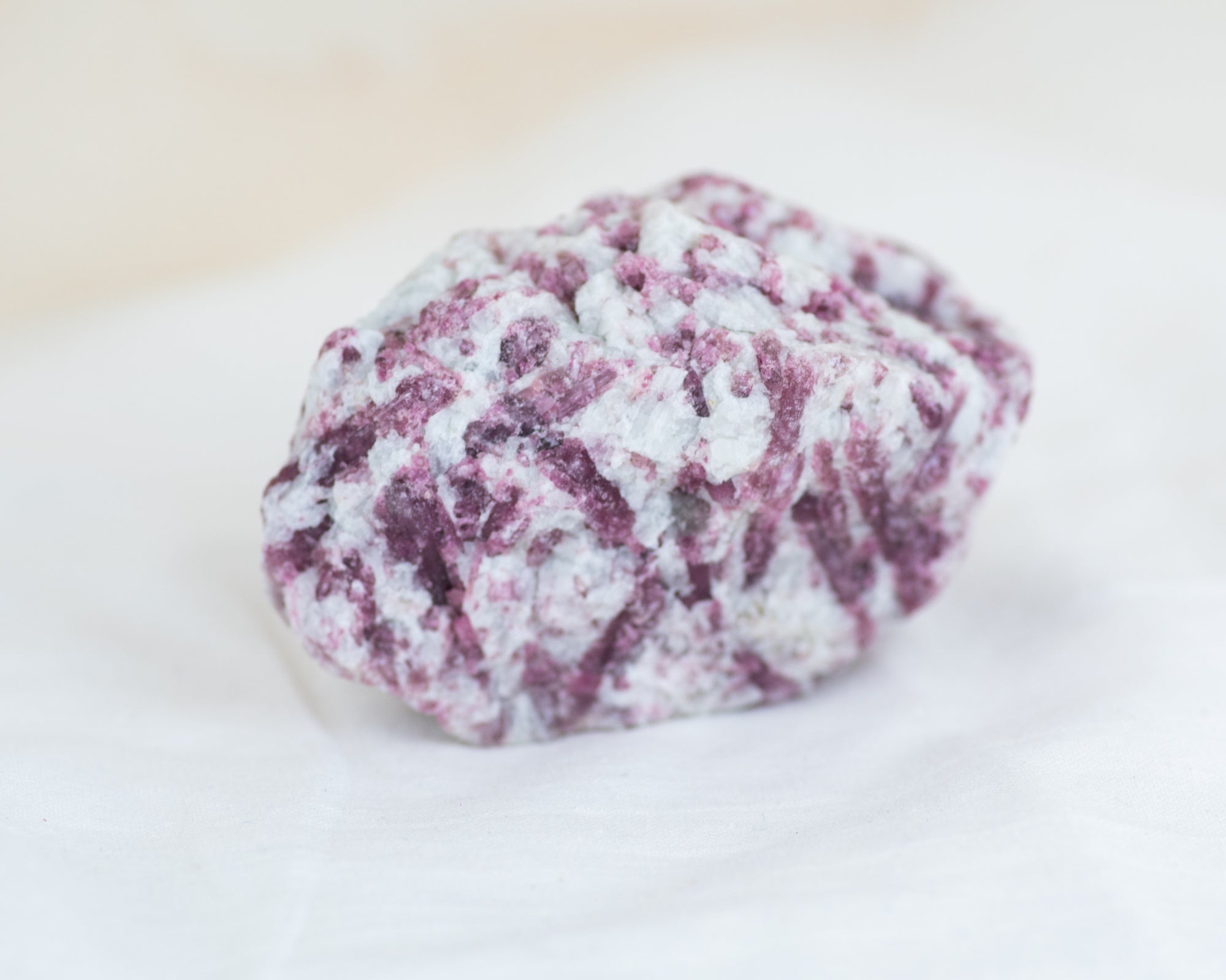 Pink Tourmaline and Quartz Matrix