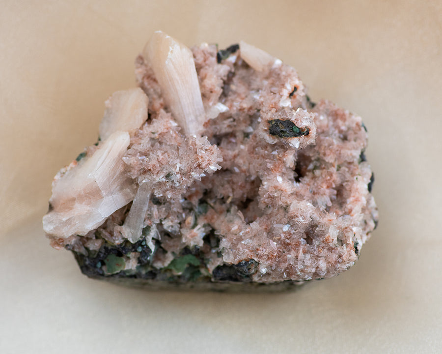 Apophylite and Stilbite Specimen