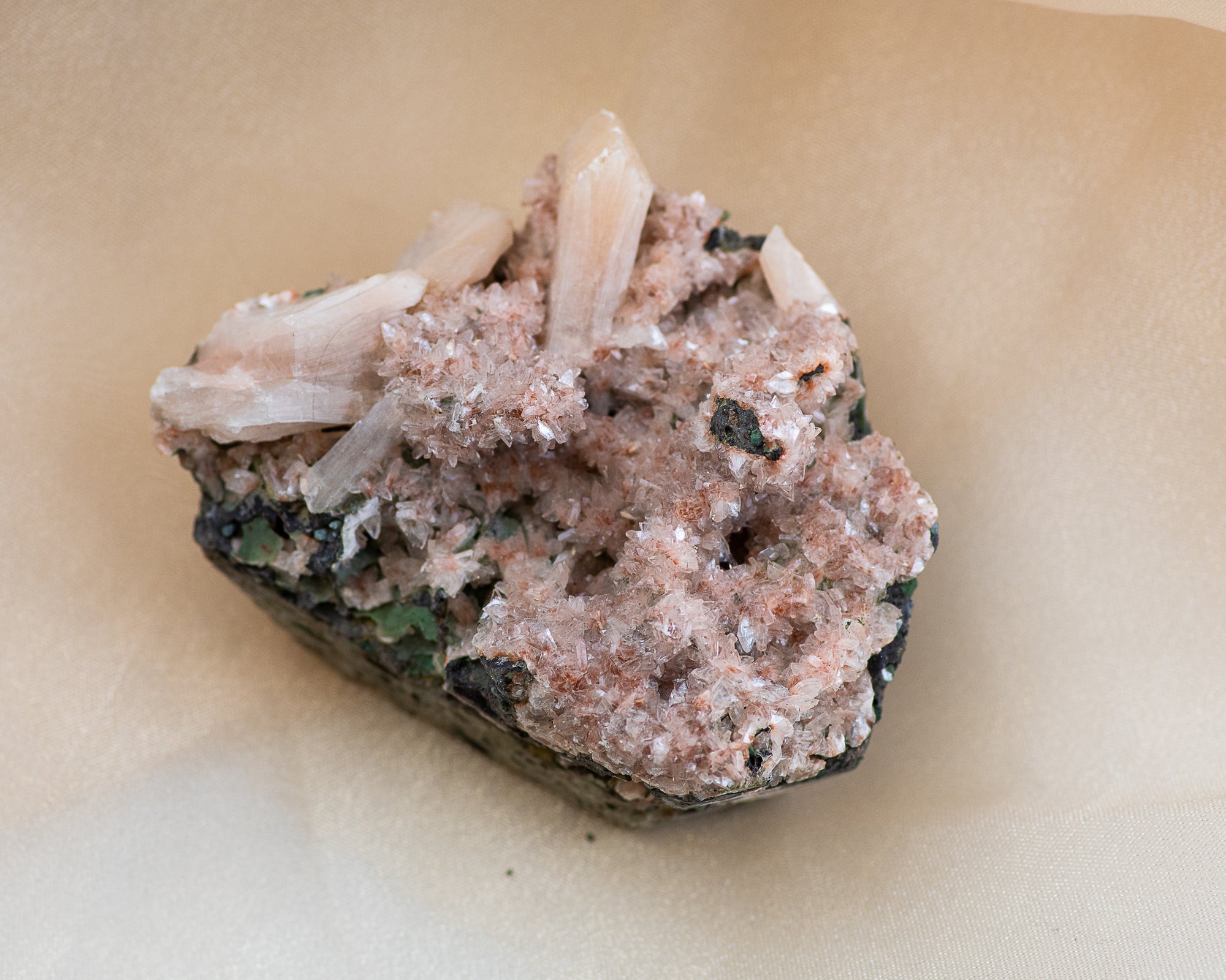 Apophylite and Stilbite Specimen