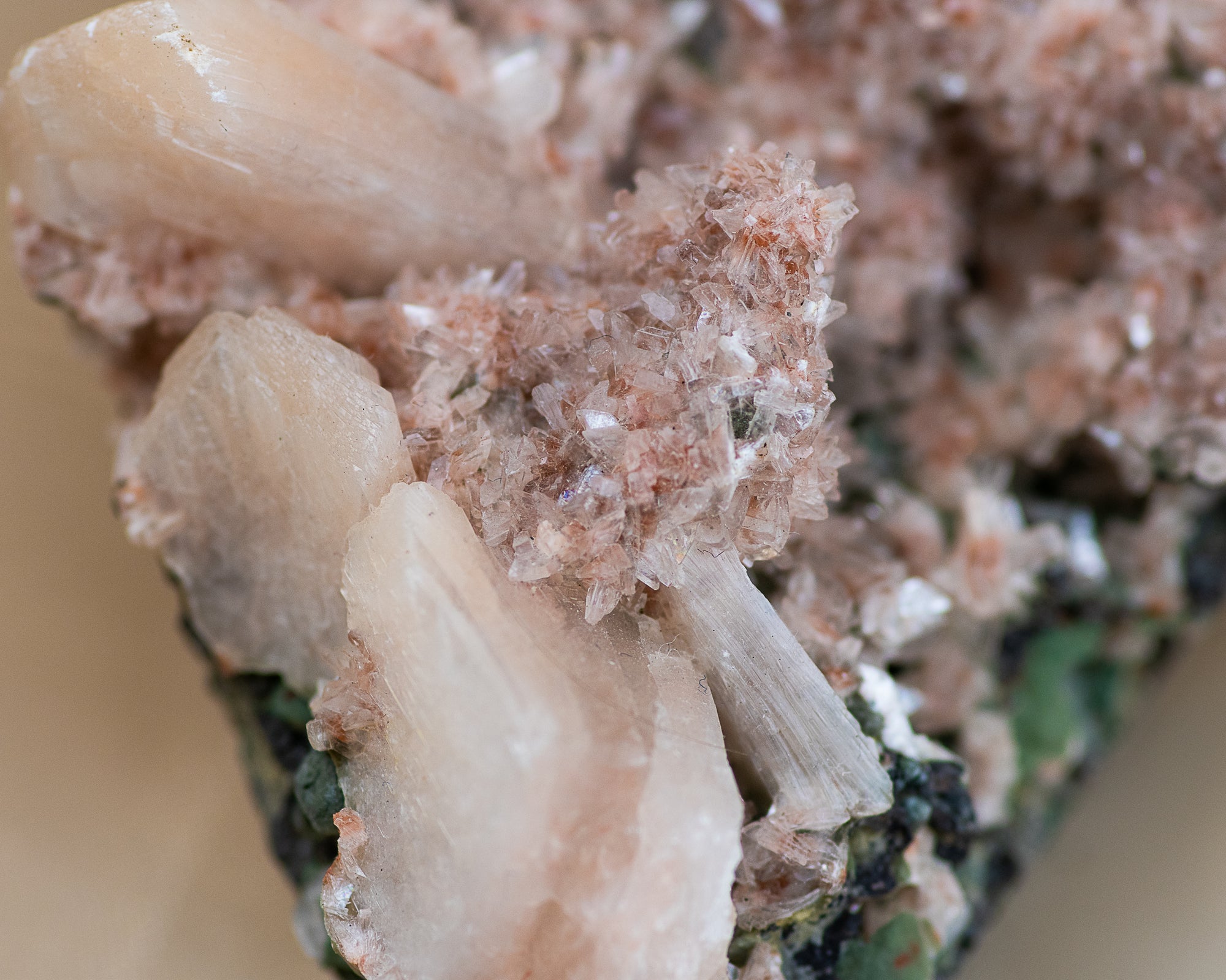Apophylite and Stilbite Specimen