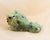 Carved Prehnite with Epidote Dragon Skull