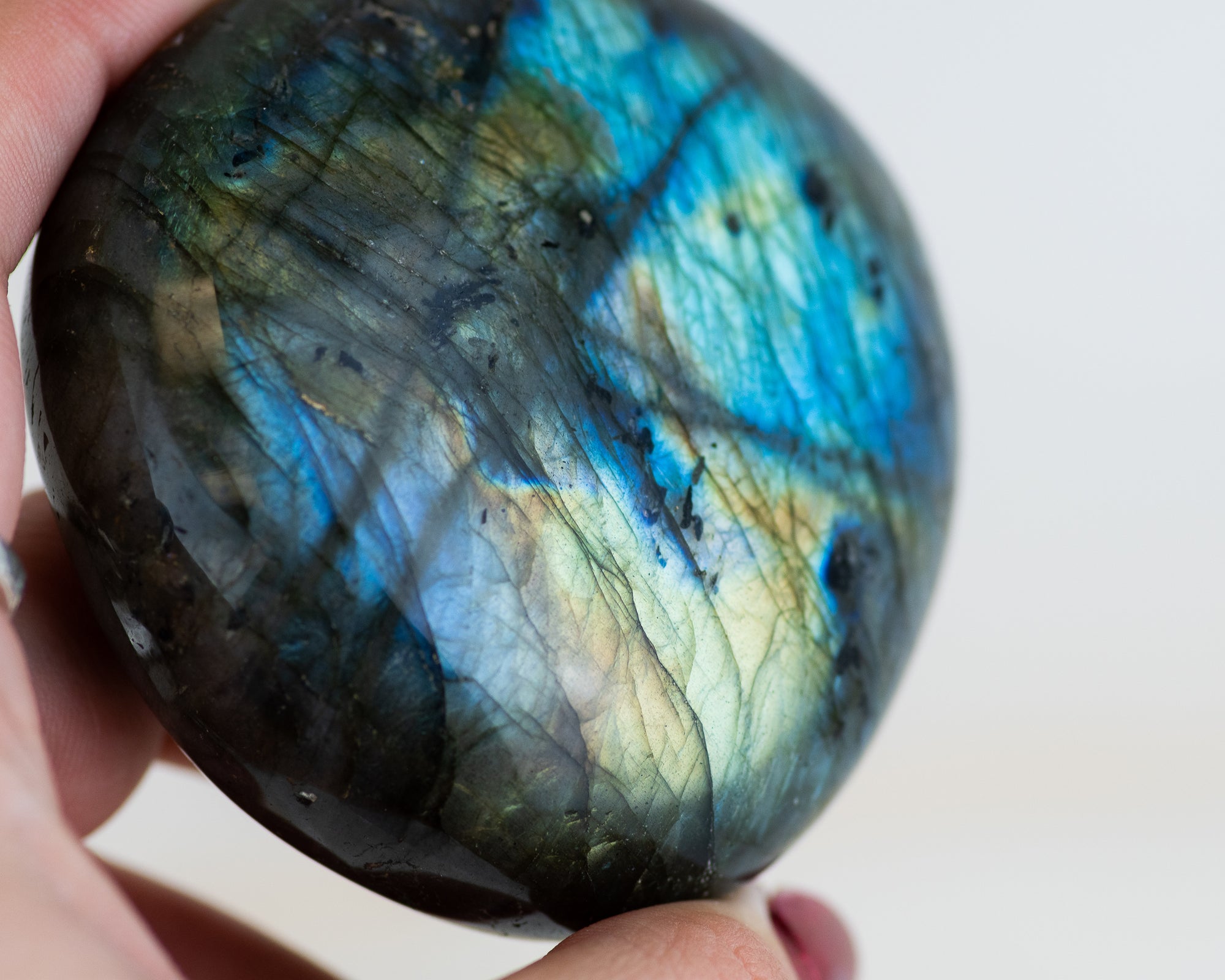 Labradorite Palm Stone