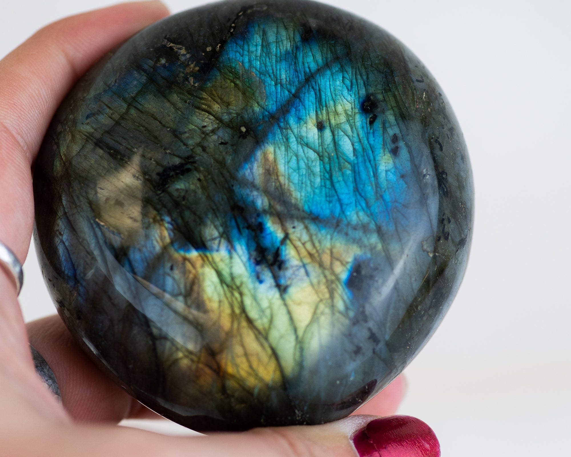 Labradorite Palm Stone