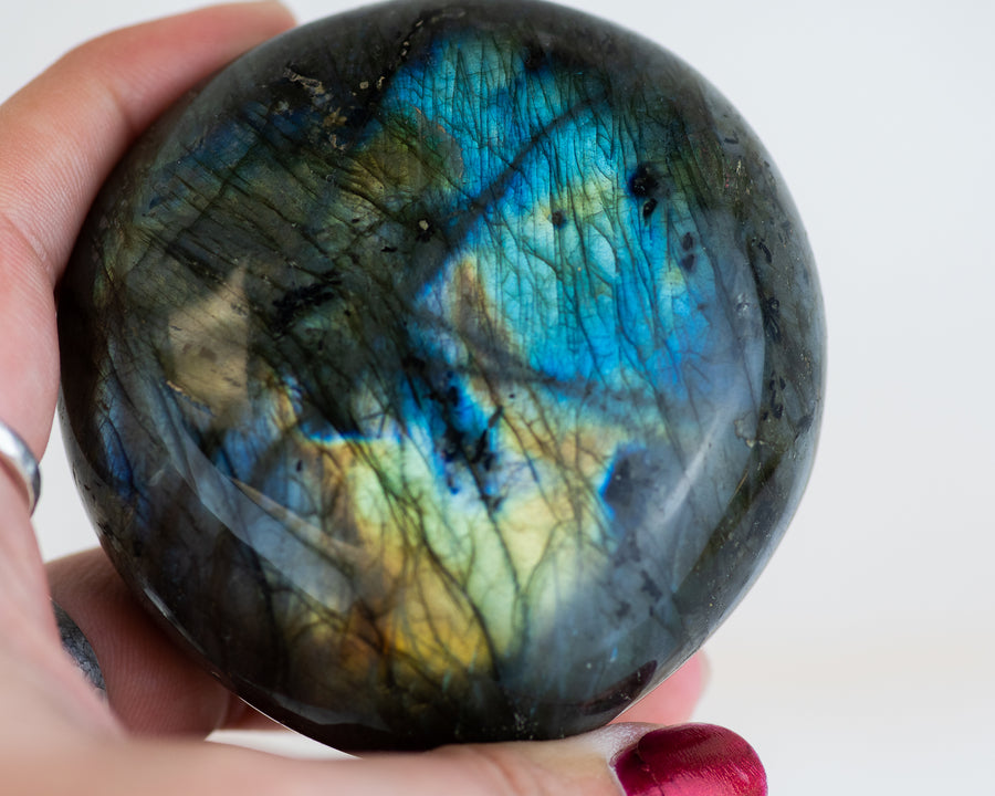 Labradorite Palm Stone
