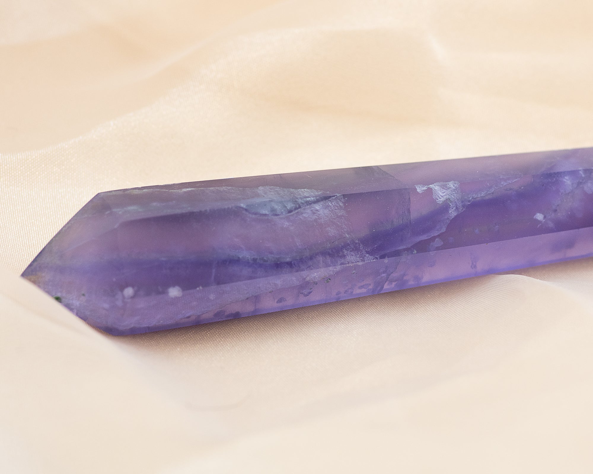 Pastel Purple Fluorite Wand