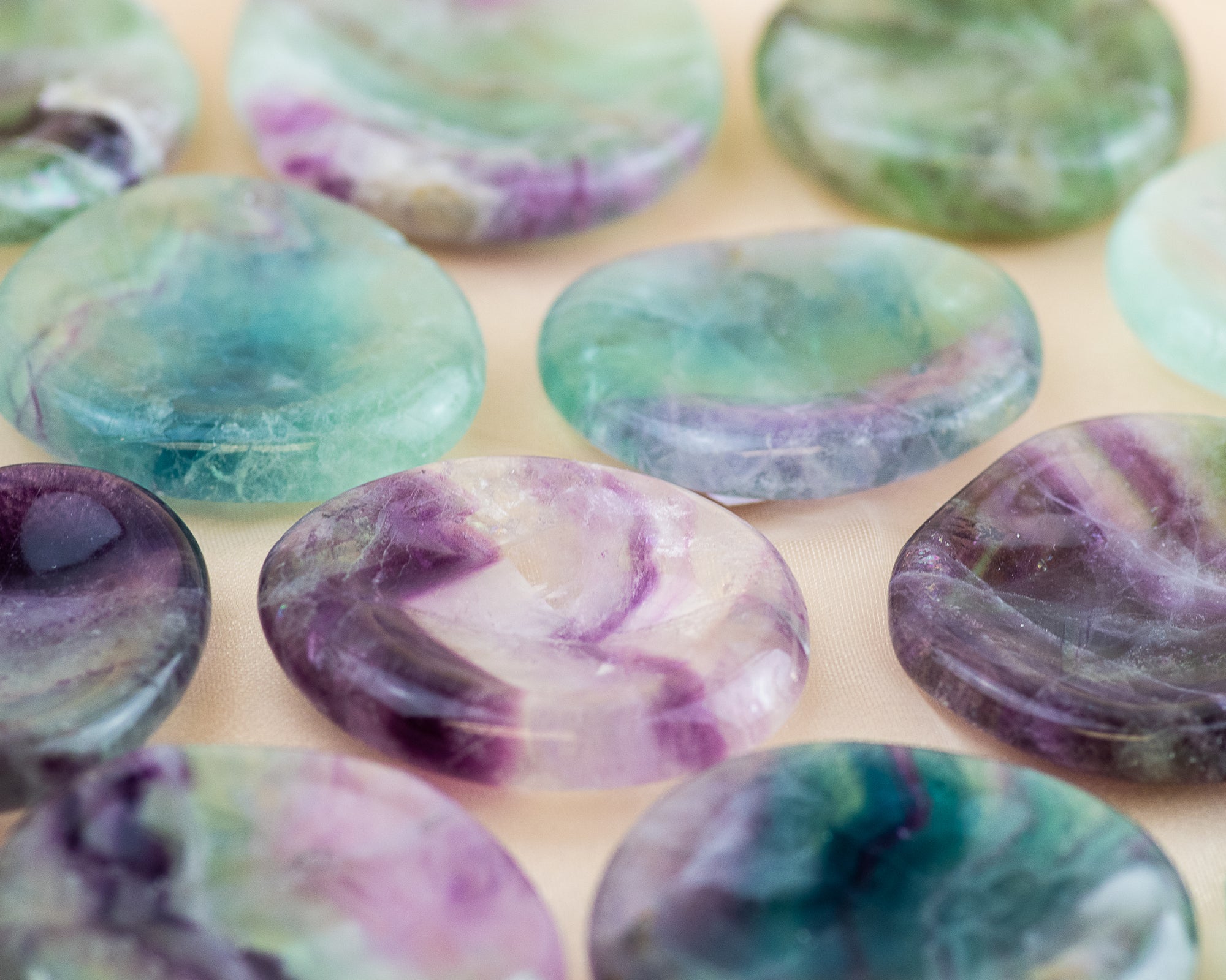 Rainbow Fluorite Wish Stone