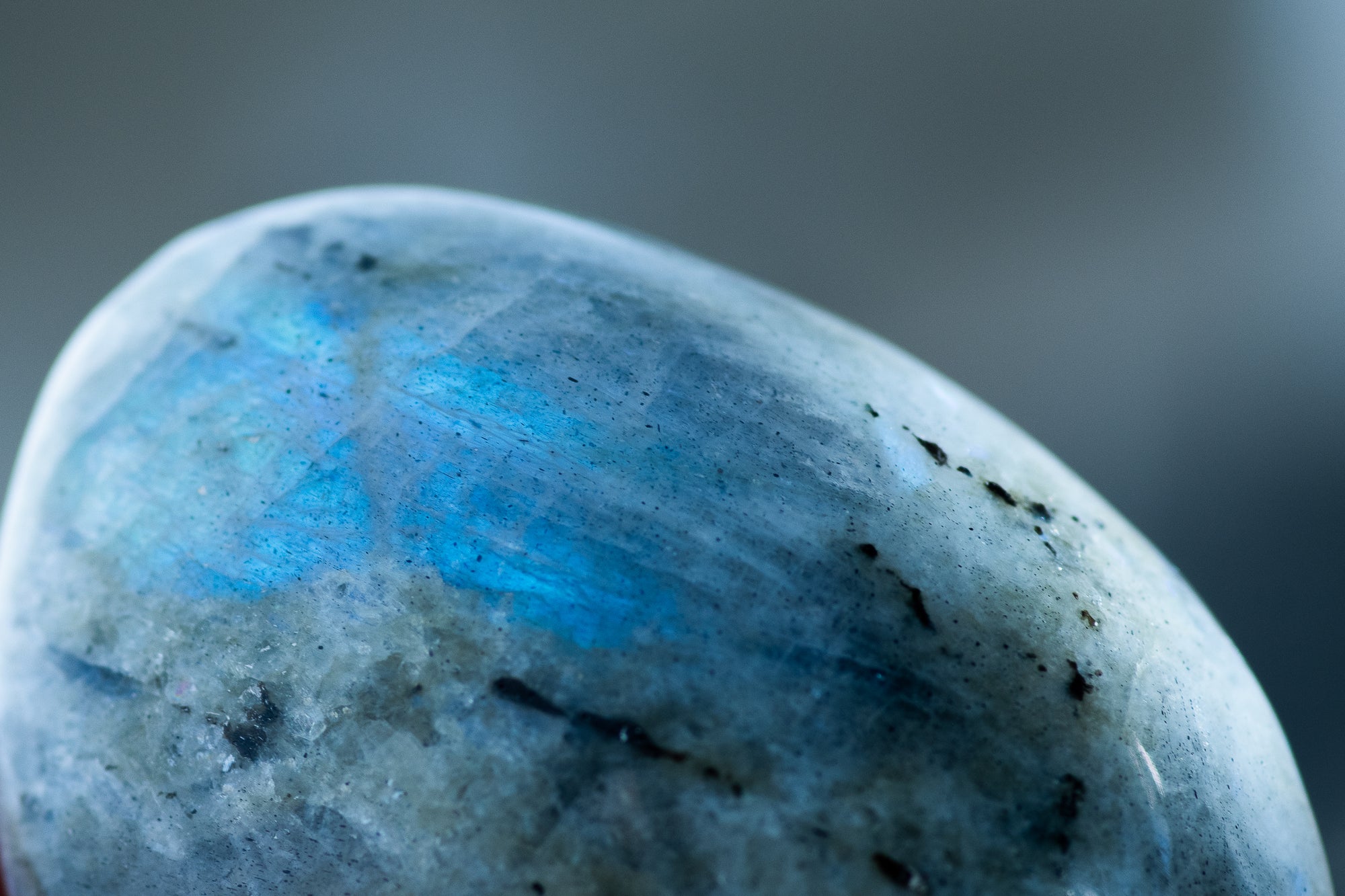 Rainbow Moonstone Palm Stone