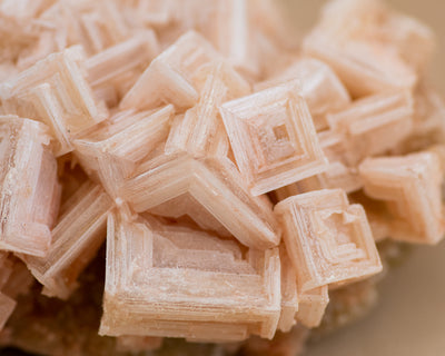 Raw Pink Halite Cluster