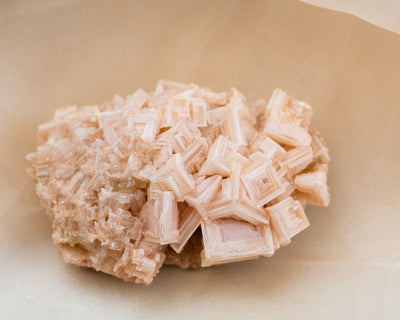 Raw Pink Halite Cluster